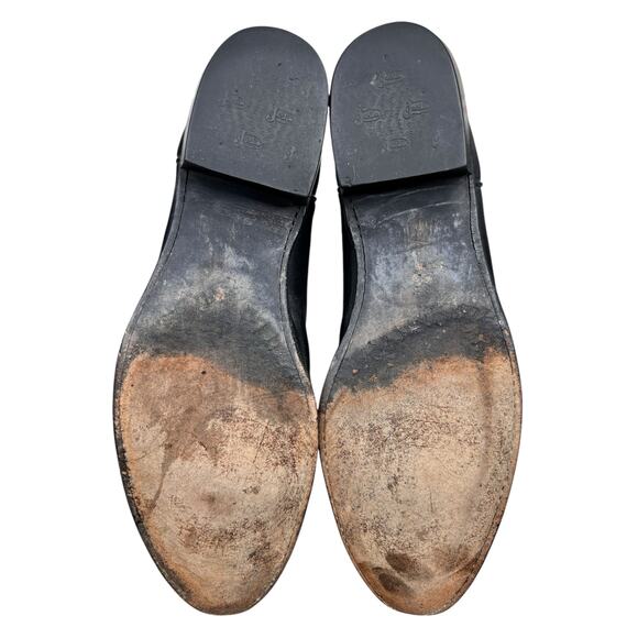 Justin Men’s Black Leather Narrow Western Cowboy Boot Size US 13 B - Picture 9 of 10